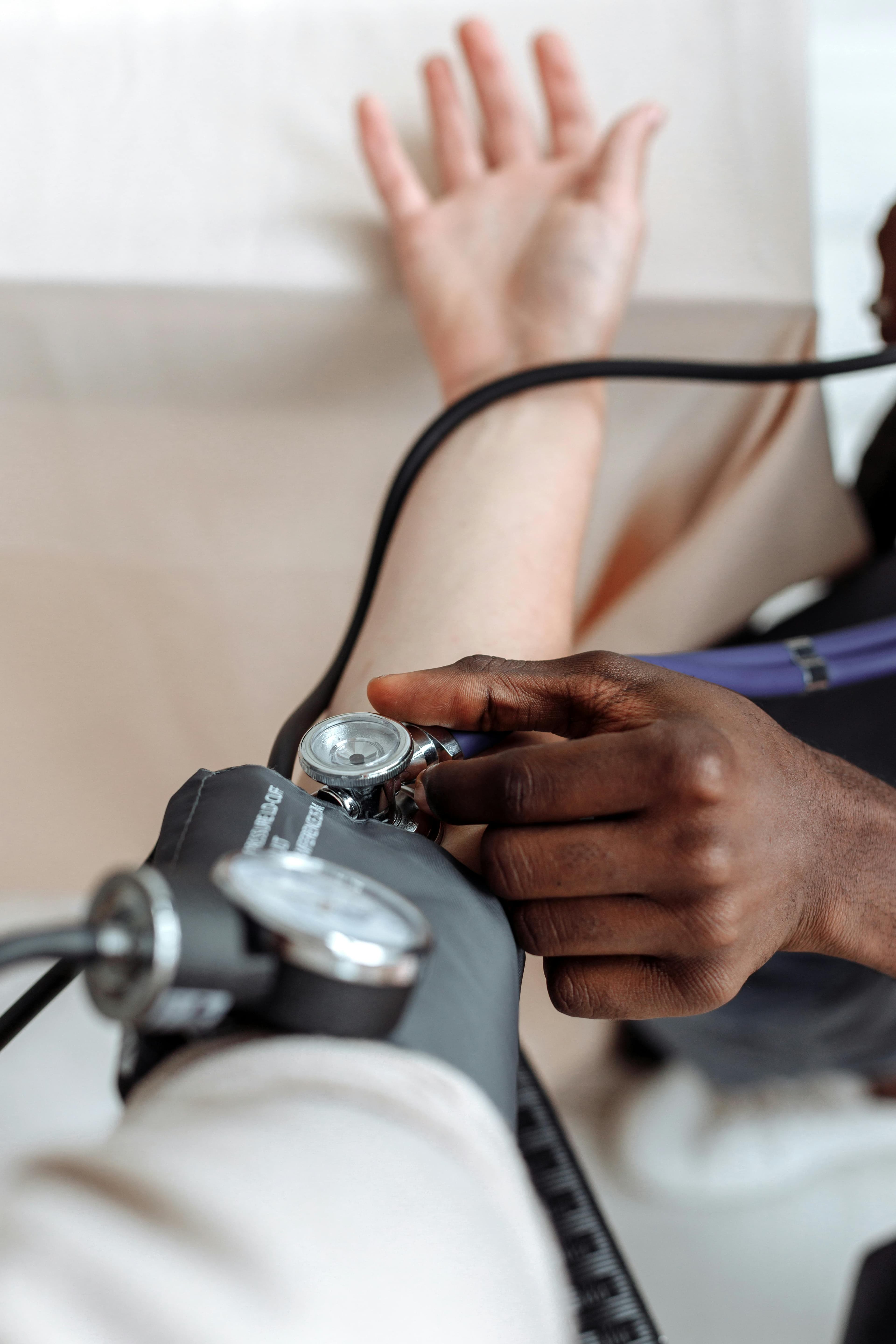 Stock photo representing a clinical cardiac checkup.