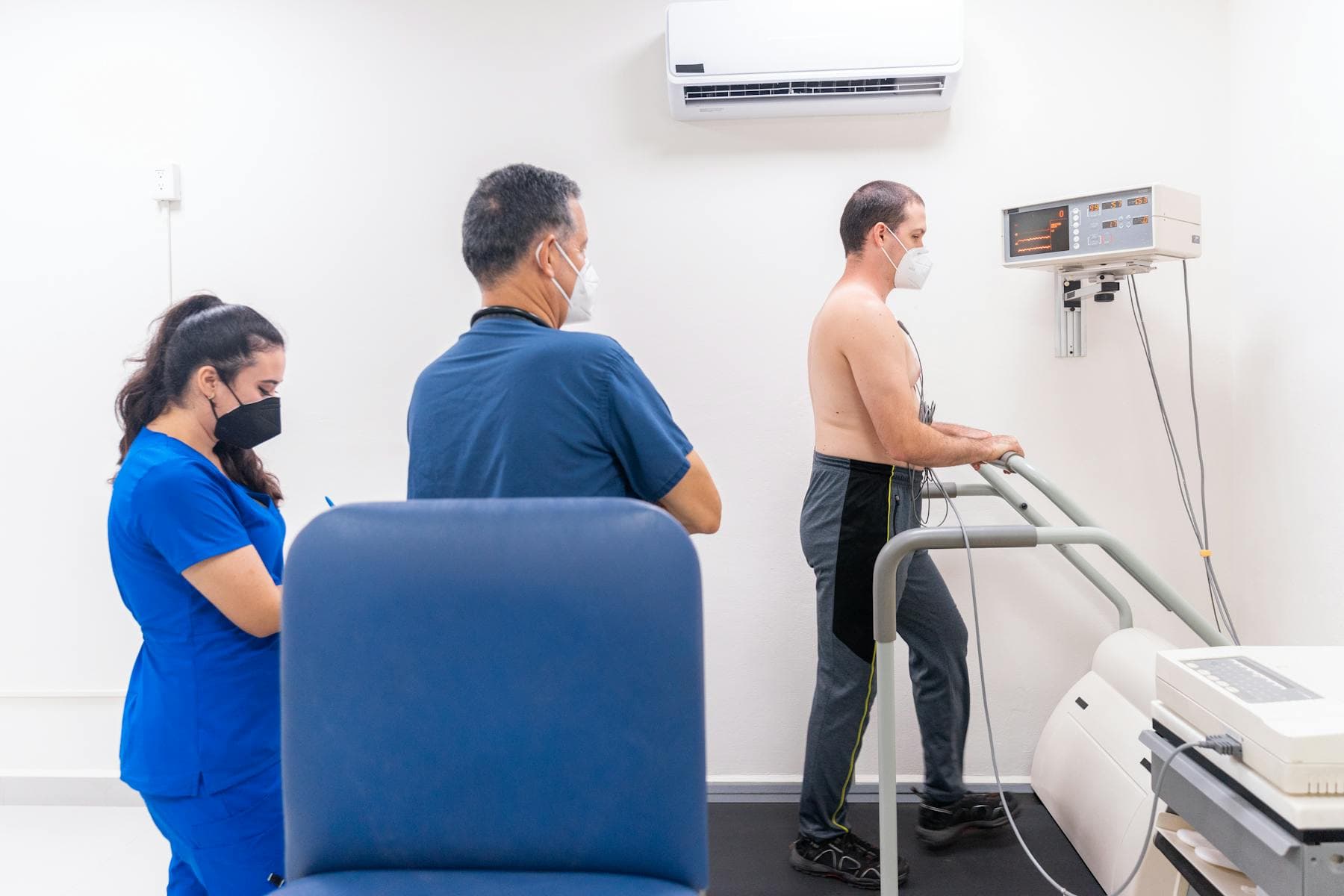 Stock photo representing cardiac stress test monitoring.